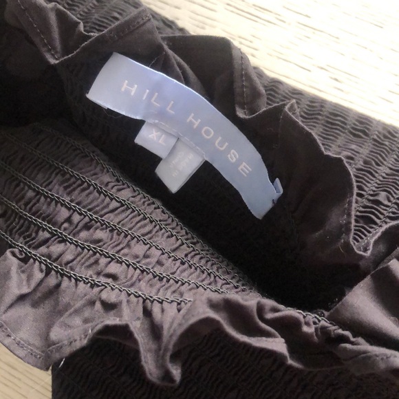 HILL HOUSE Black Ruffled Women's Top Size XL - Picture 4 of 5